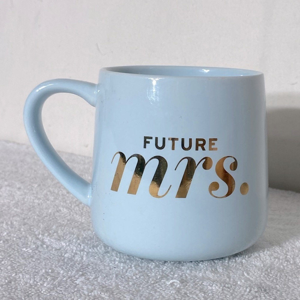 5/$25 Indigo Light Blue Future Mrs. Mug